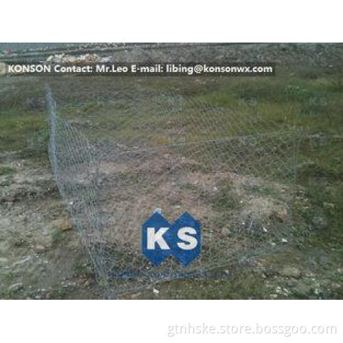 80mm x 100mm Size And 2.7mm Wire Diameter Heavily Zinc Galv